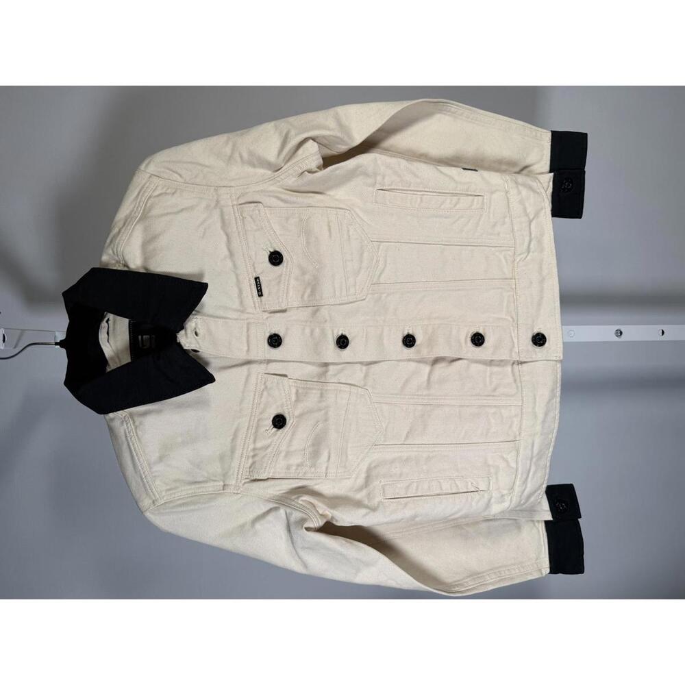 NWT G-Star RAW Arc 3D Denim Jacket Women’s Ecru Raw Denim Size XS - Picture 6 of 11